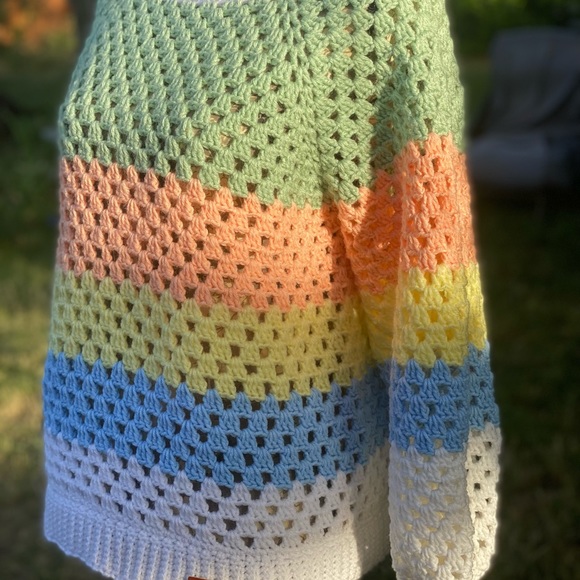 Pastel Oversized Handmade Sweater - Picture 6 of 6